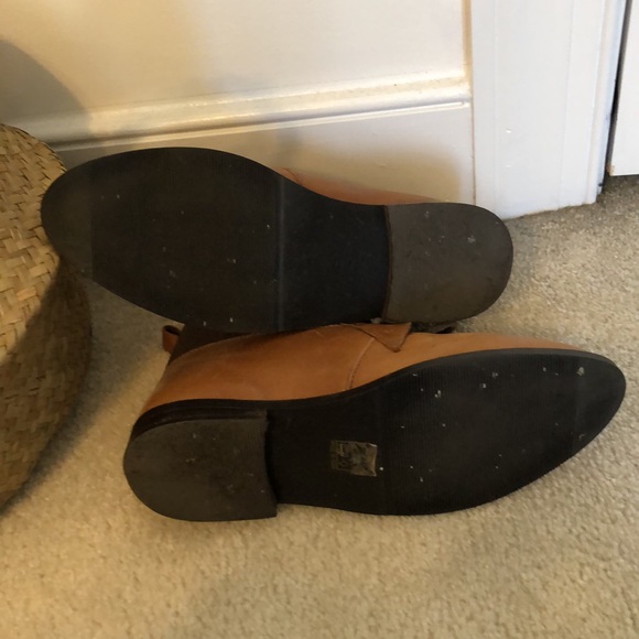 Tan topshop lace up boots size 5 - Picture 2 of 6